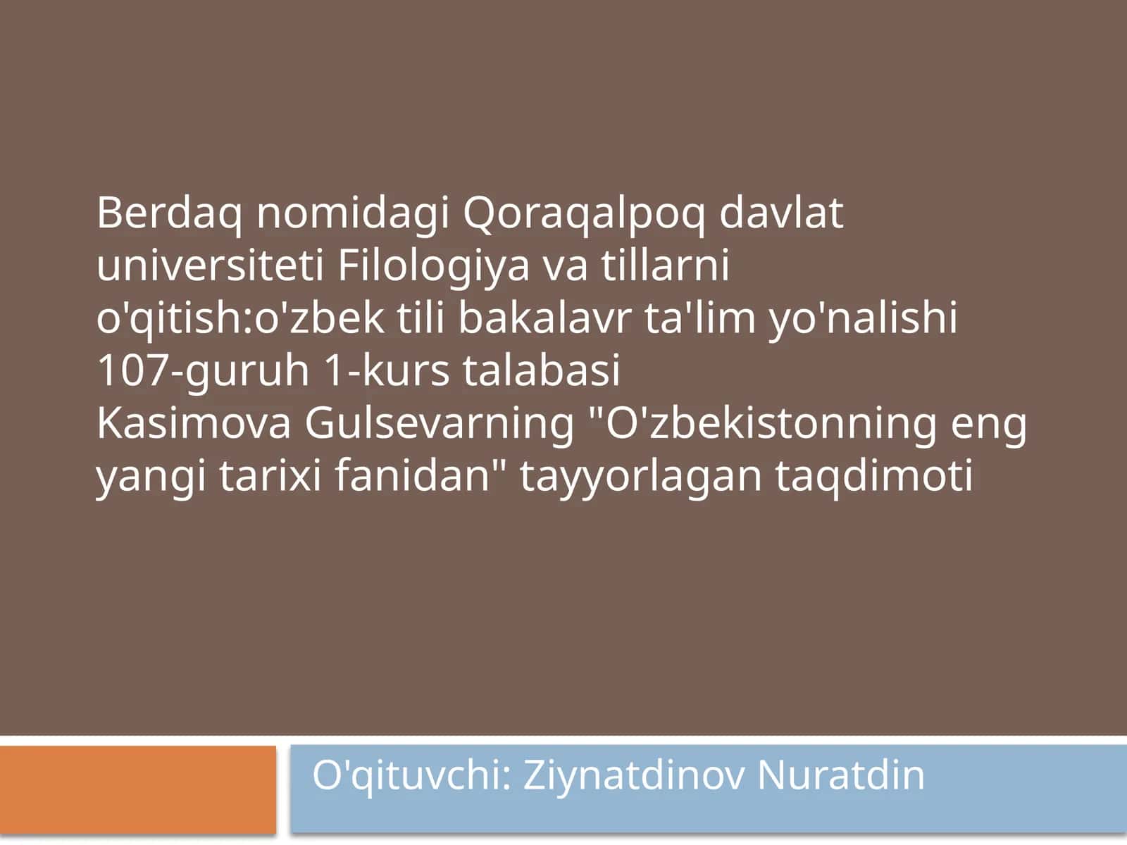 Yangi Oʻzbekistonda amalga oshirilayotgan ma’naviy oʻzgarishlar