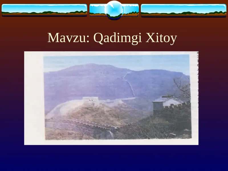 Qadimgi Xitoy