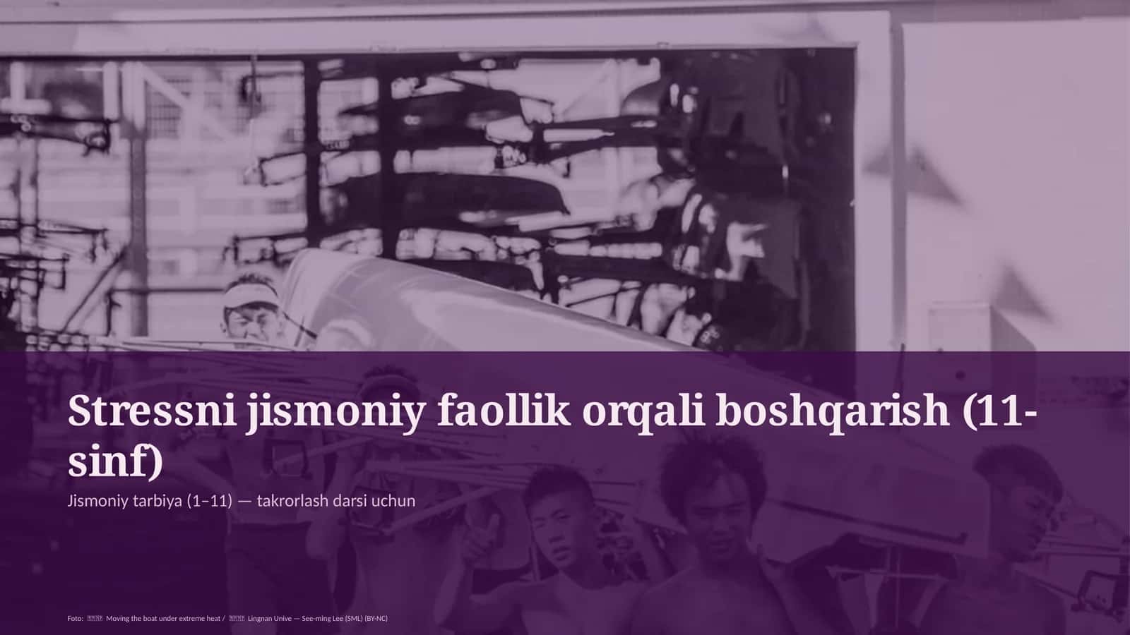 Stressni jismoniy faollik orqali boshqarish (11-sinf)