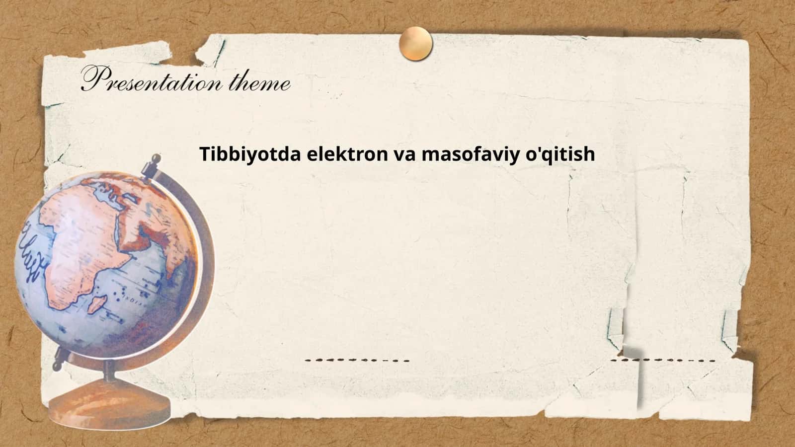 Tibbiyotda elektron va masofaviy o'qitish