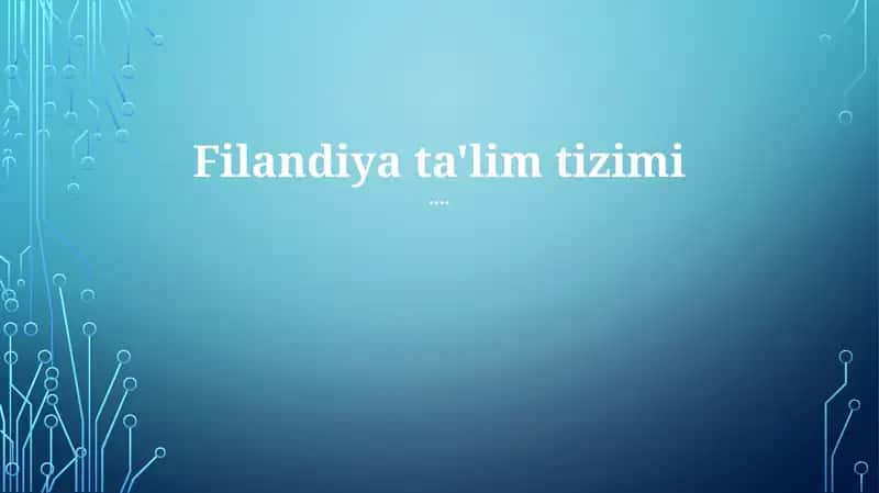 Finlyandiya kasb-hunar ta'limi tizimi