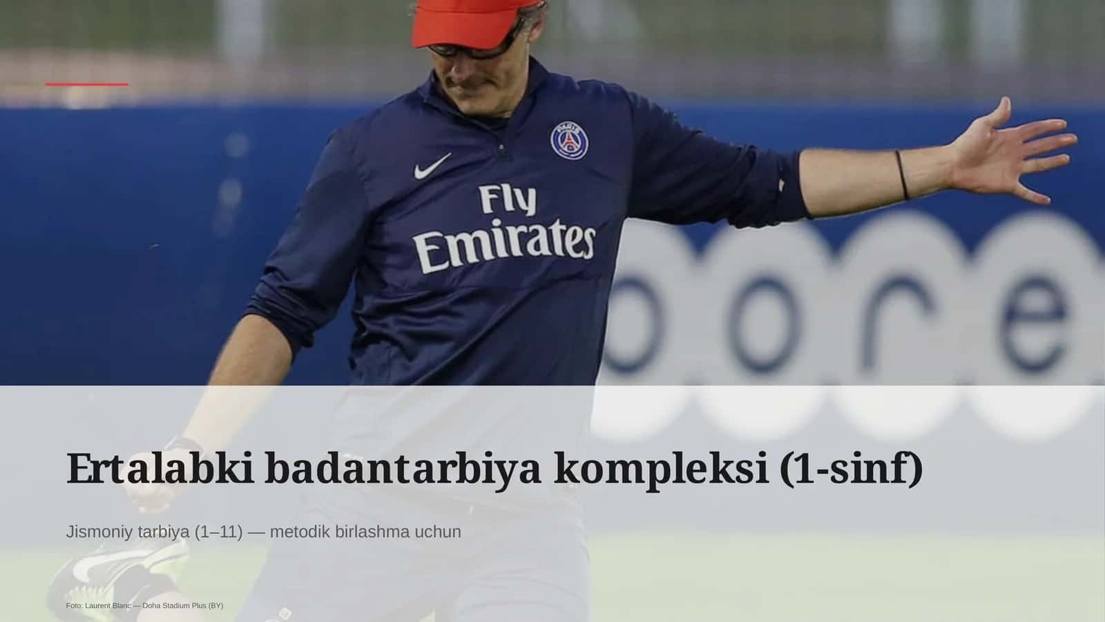 Ertalabki badantarbiya kompleksi (1-sinf)