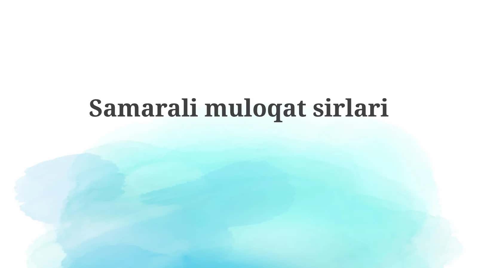 Samaralimuloqatsirlari