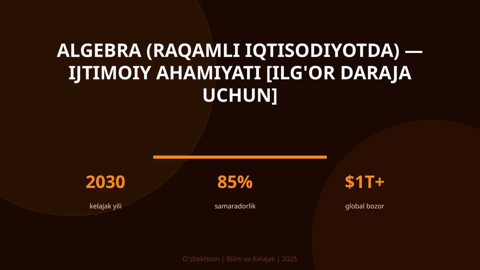 Algebra (raqamli iqtisodiyotda) — ijtimoiy ahamiyati [ilg'or daraja uchun]