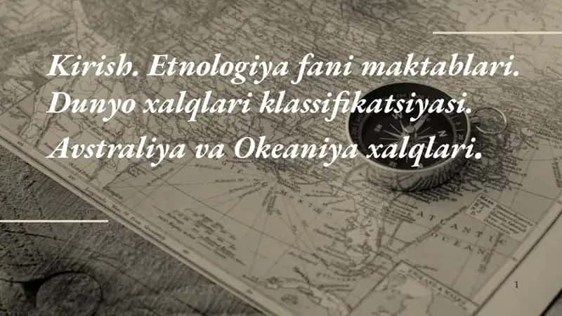 Etnologiya fani