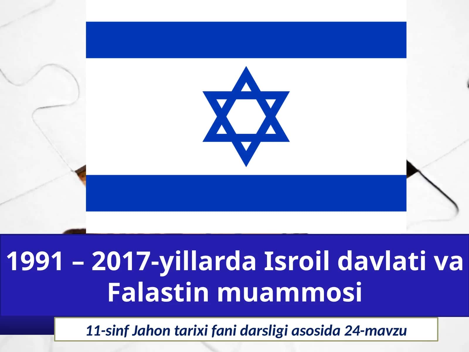 Isroil Davlati va Falastin Muammosi