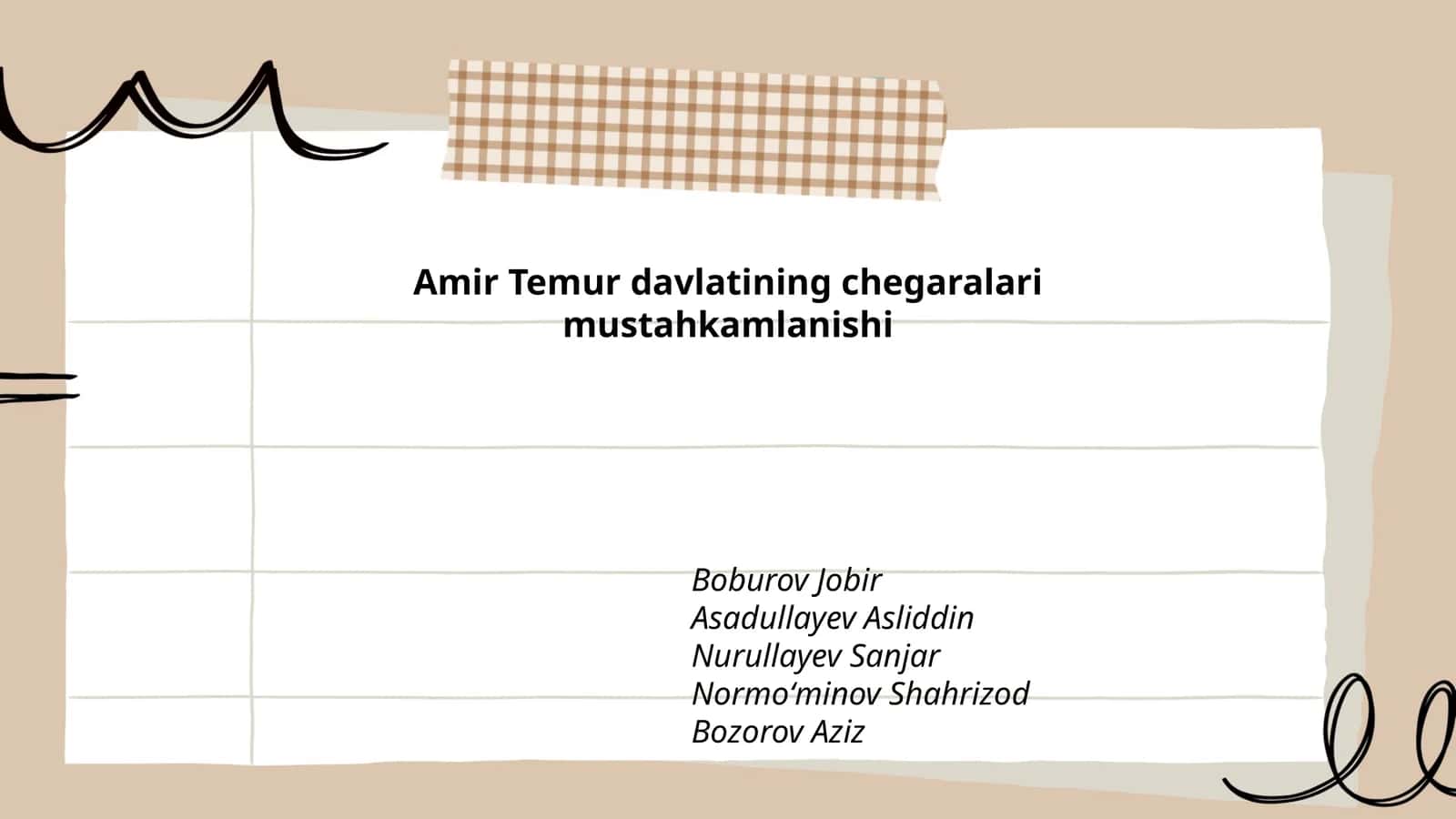 Amir Temur davlatining chegaralari mustahkamlanishi