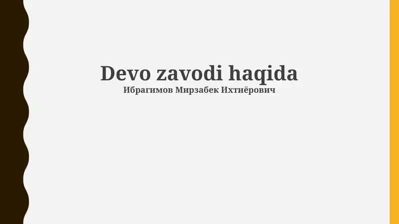 FHDYo bo'limlari