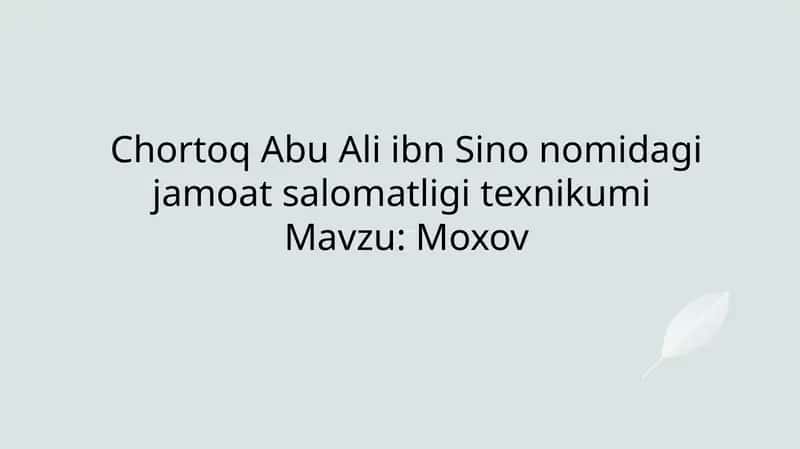 ChortoqAbu Ali ibn Sinonomidagi jamoatsalomatligi texnikumi