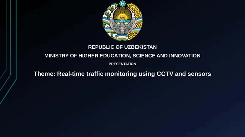 Real-time traffic monitoring using CCTV and sensors