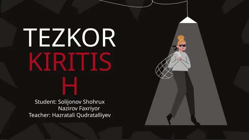 TEZKOR KIRITISH