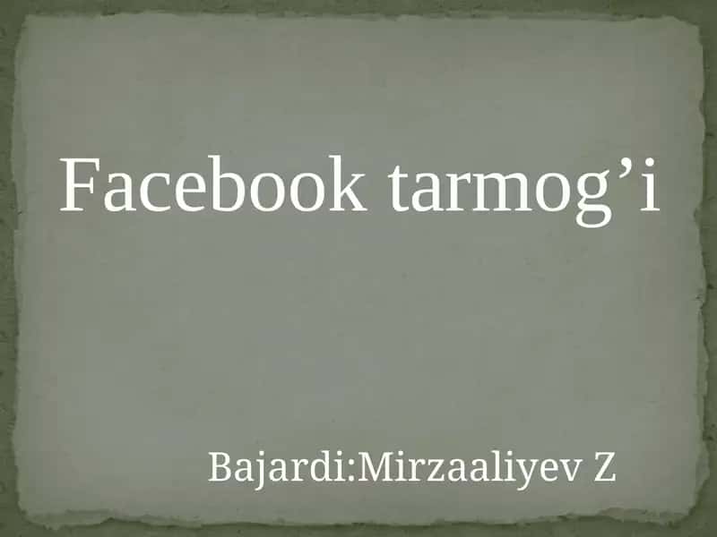 Facebook