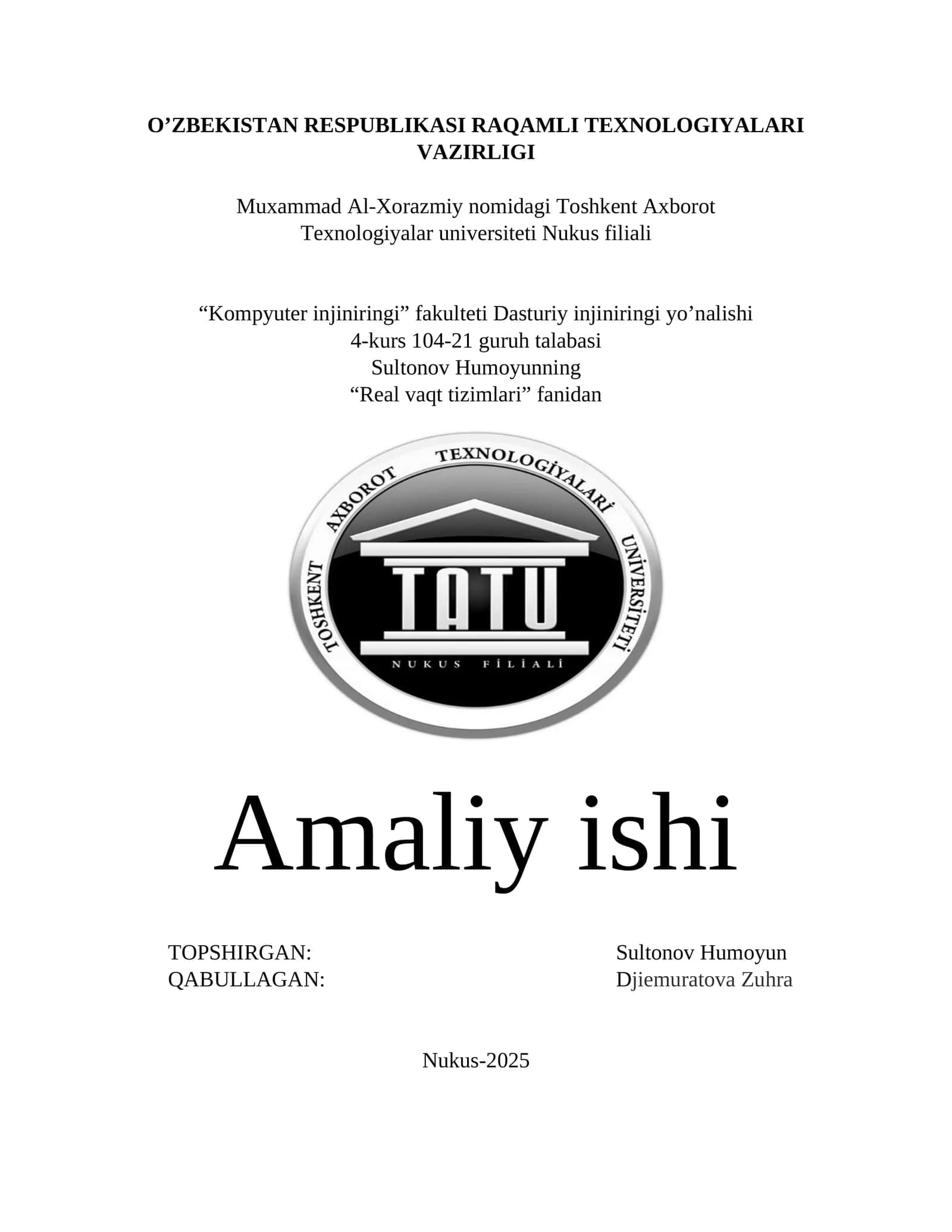 Real vaqt tizimlari