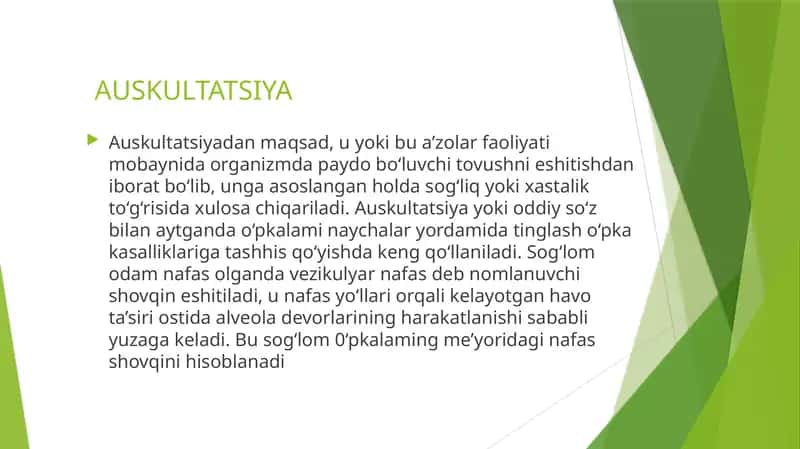 AUSKULTATSIYA