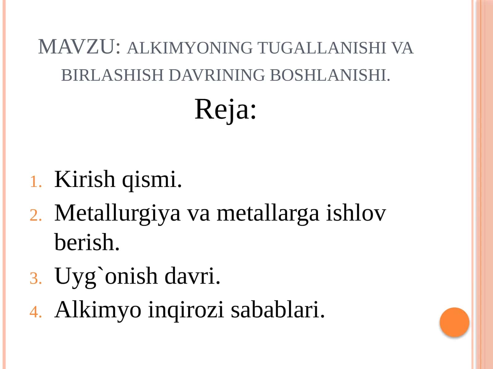 Alkimyoning Tugallanishi va Birlashish Davri