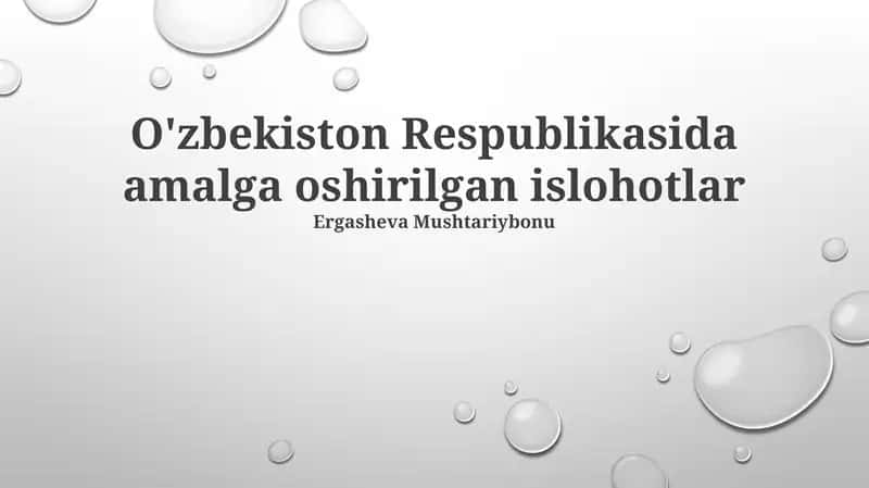 Yashil investitsiyalarni jalb qilish boʻyicha dastur