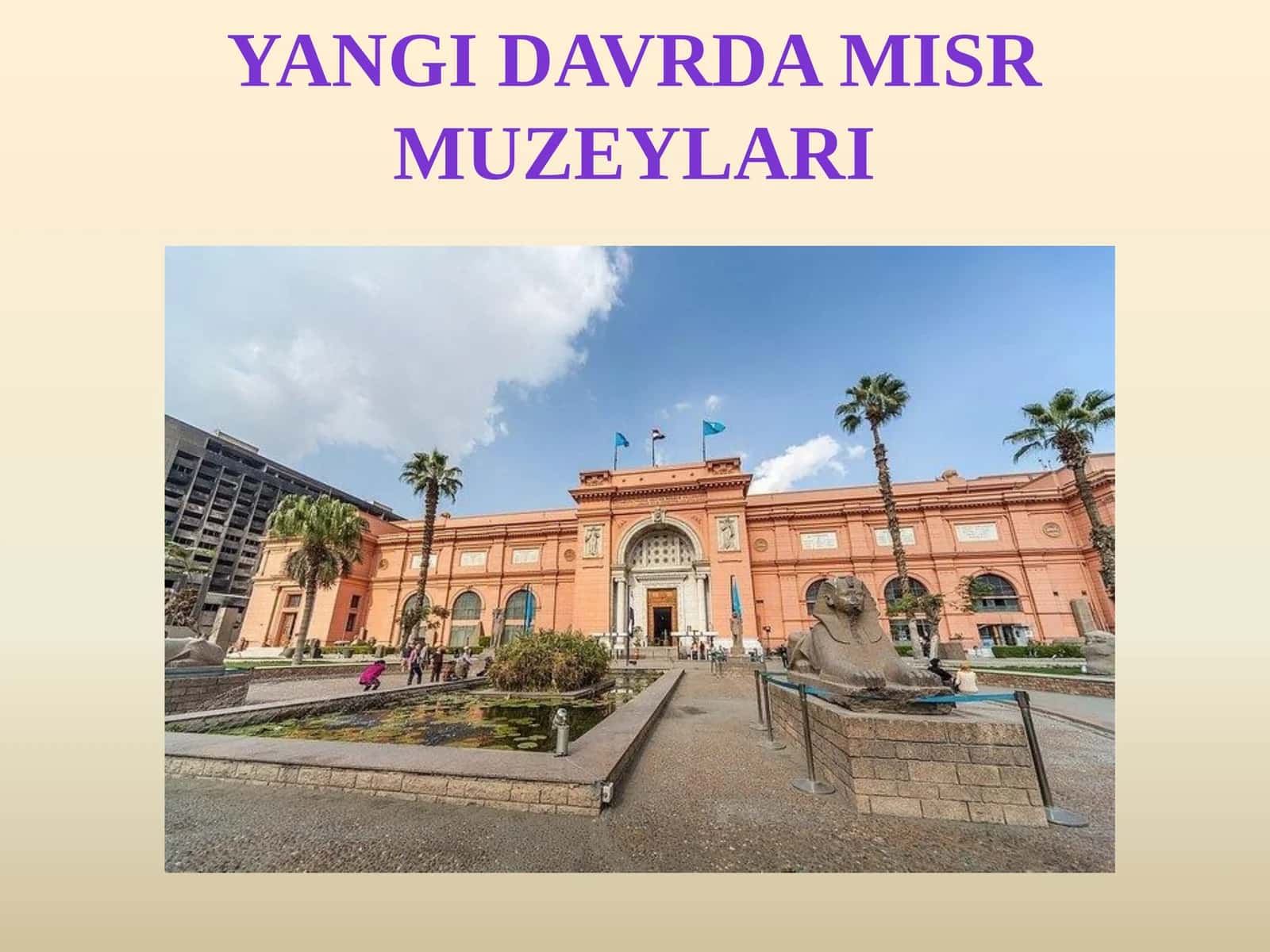 Yangi davrda Misr muzeylari