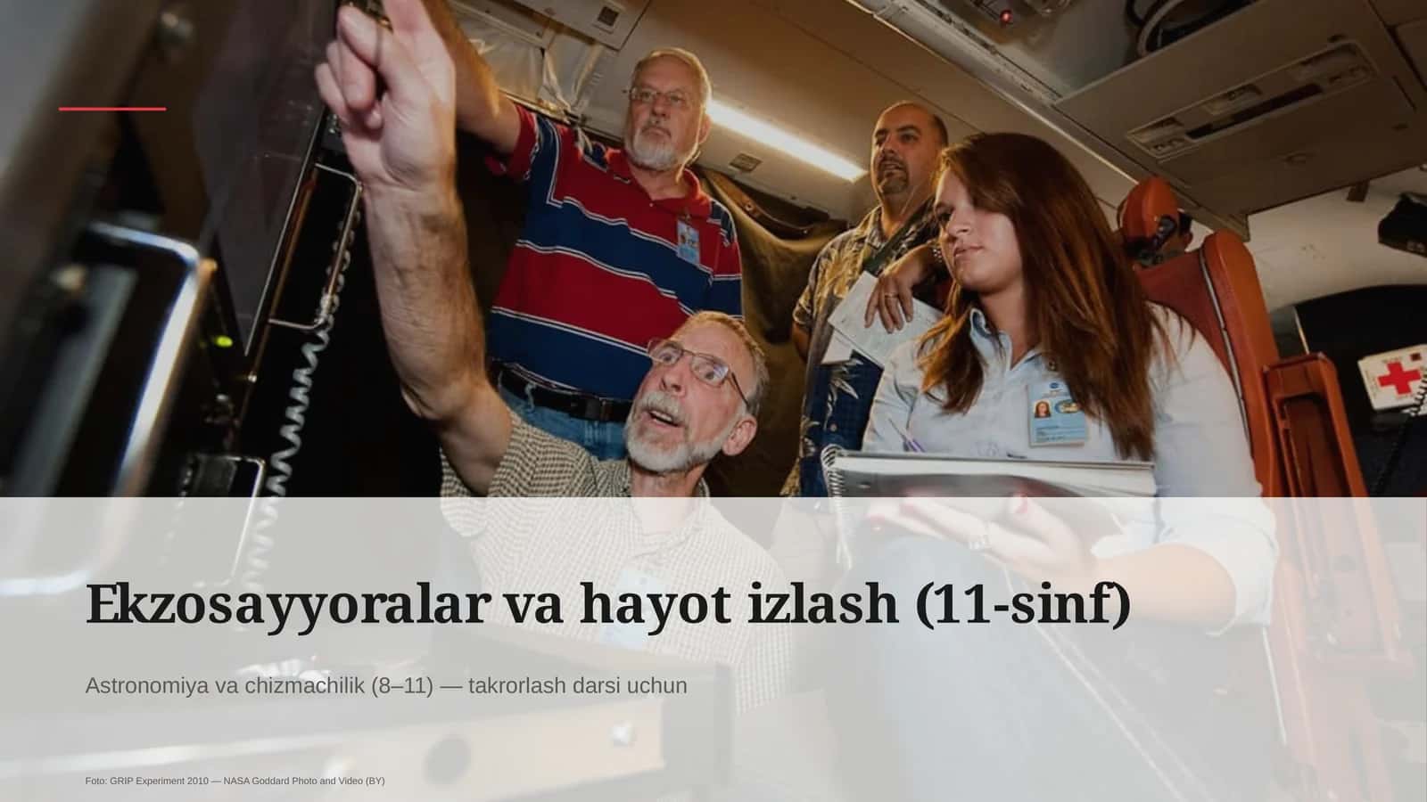 Ekzosayyoralar va hayot izlash (11-sinf)