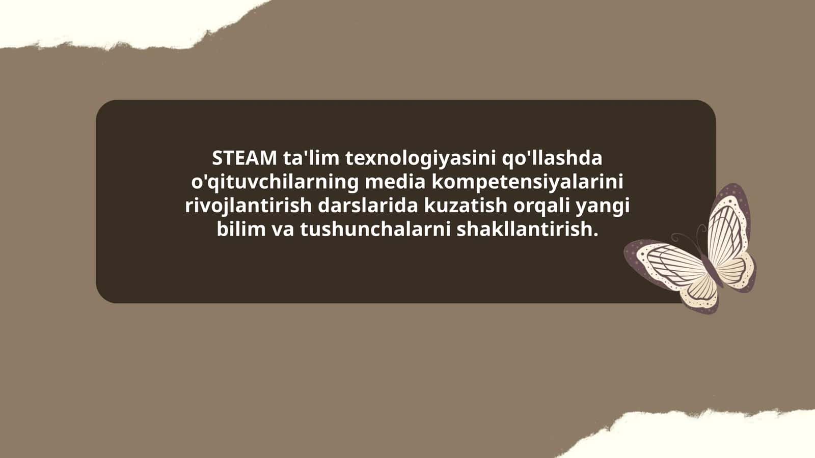 STEAM ta'lim texnologiyasi