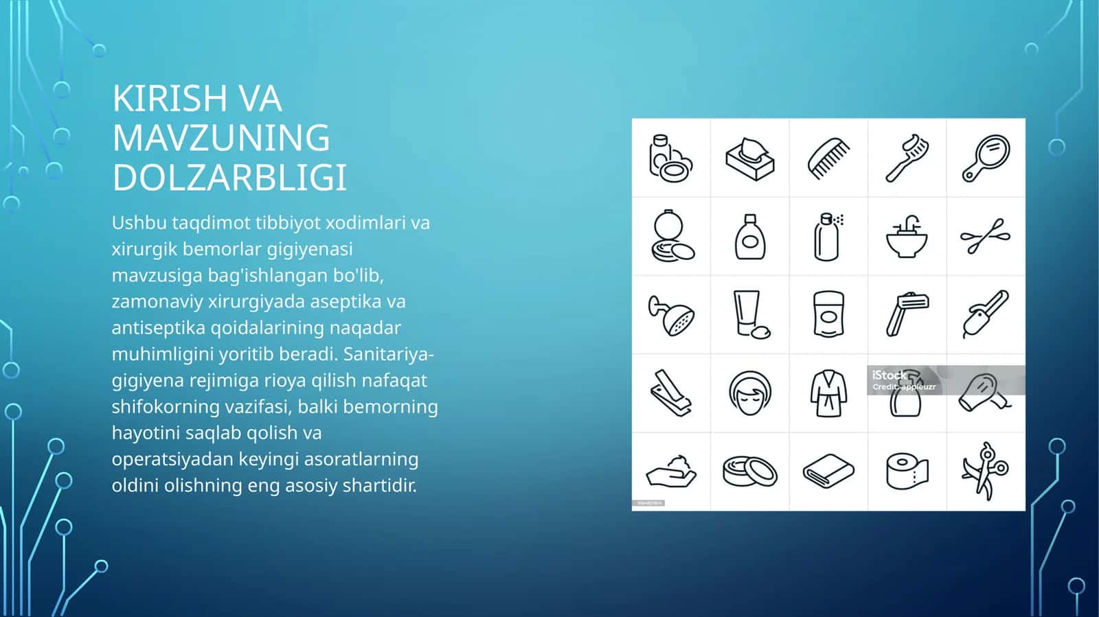 xirurgik bemorlar va hodimlar gigieyenasi
