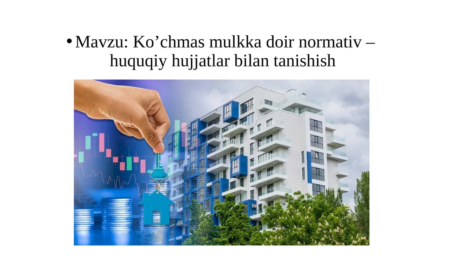 Ko’chmas mulkka doir normativ – huquqiy hujjatlar bilan tanishish (4)