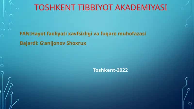 Favquloddavaziyatnibaholash.Radiatsionholat.Radioaktivzararlanishmanbaalari.Zonalartavsifi