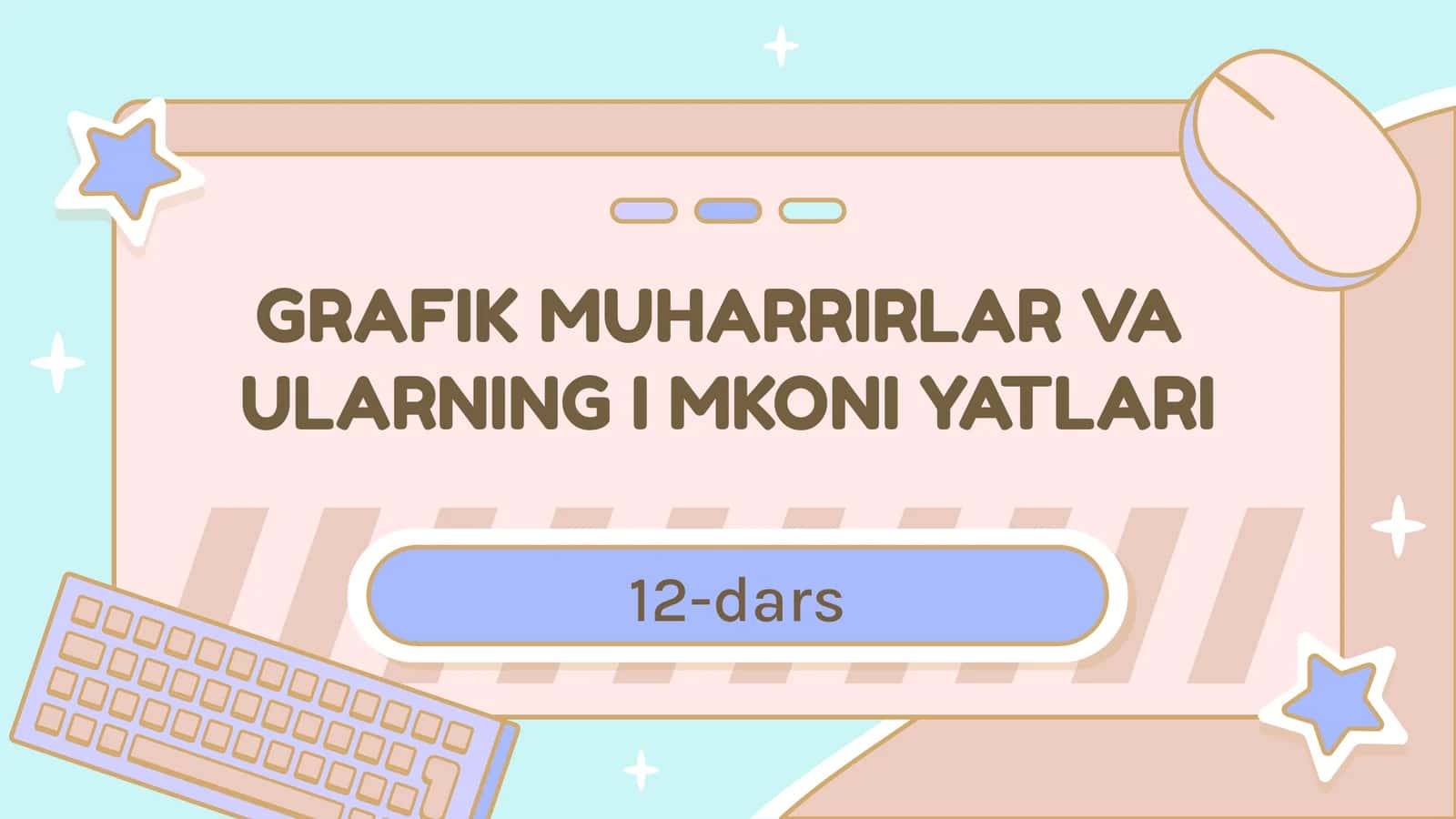 GRAFIK MUHARRIRLAR VAULARNING I MKONI YATLARI