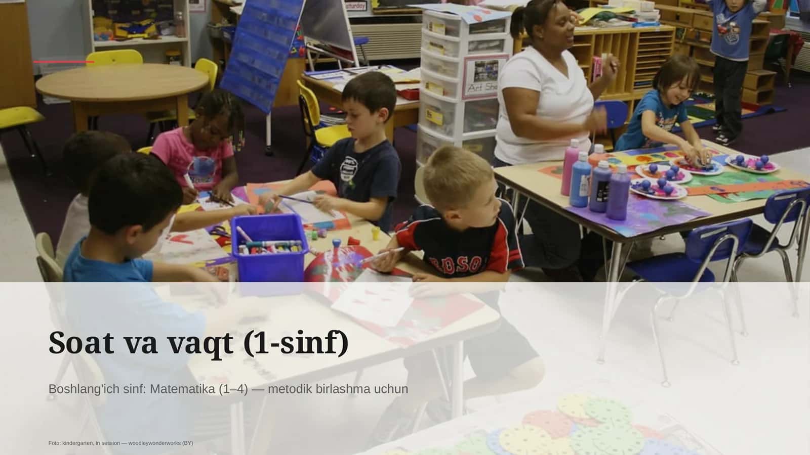 Soat va vaqt (1-sinf)