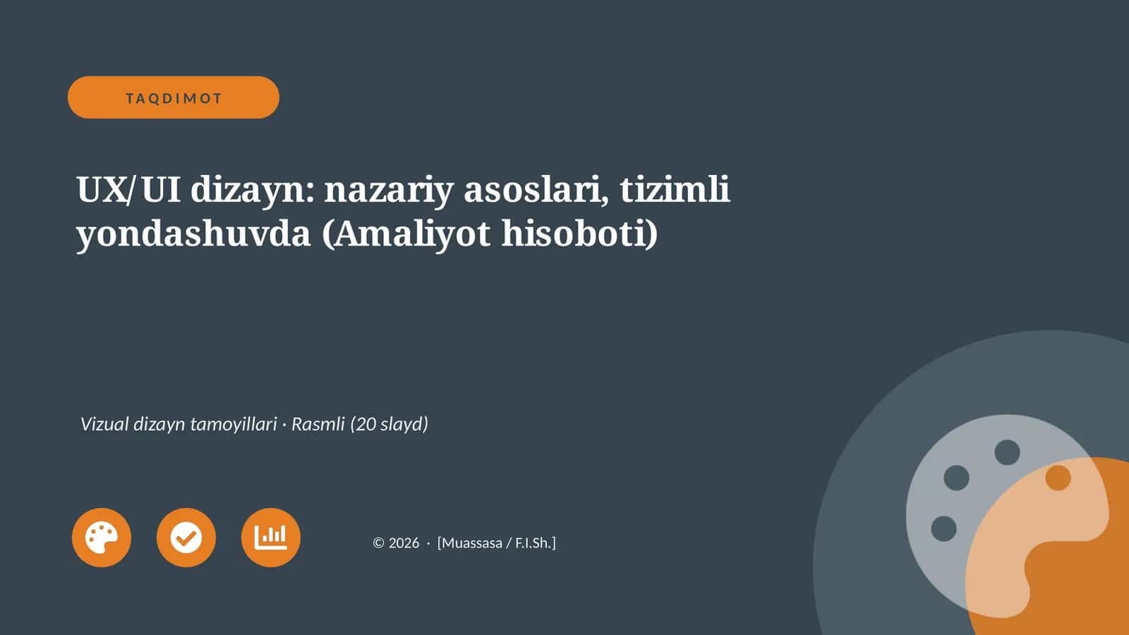 UX/UI dizayn: nazariy asoslari, tizimli yondashuvda