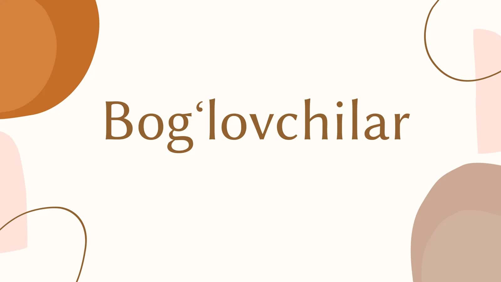 Bogʻlovchilar