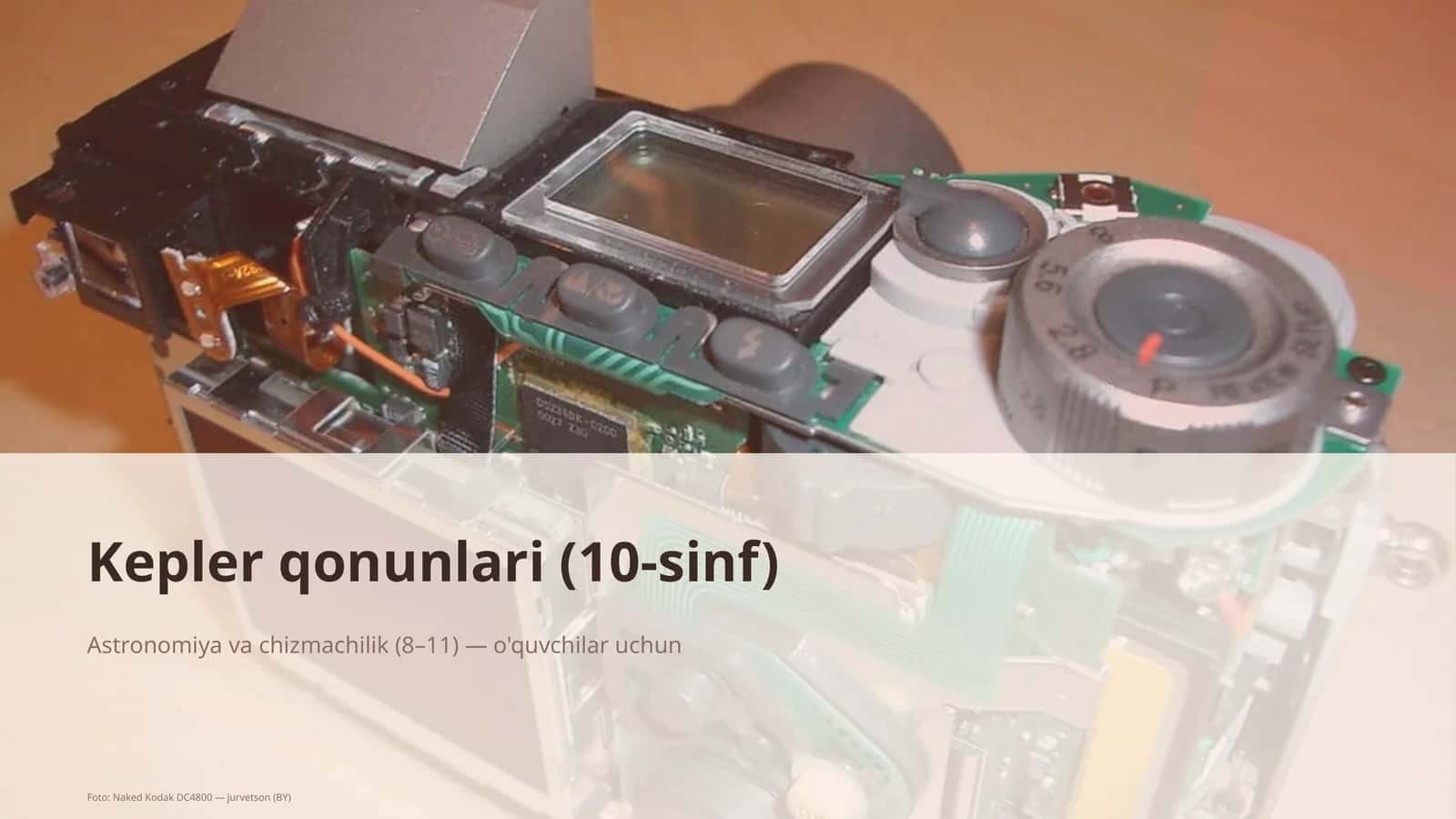 Kepler qonunlari (10-sinf)