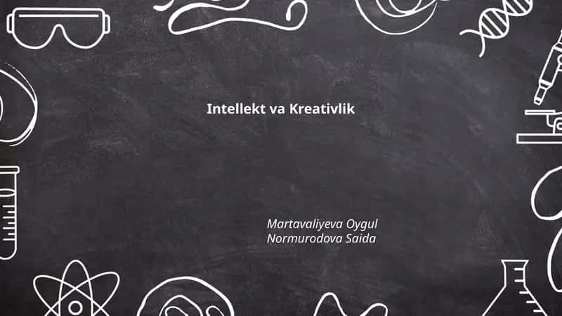 Intellekt va Kreativlik