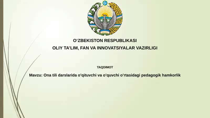 Pedagogik hamkorlikning mohiyati va ahamiyati