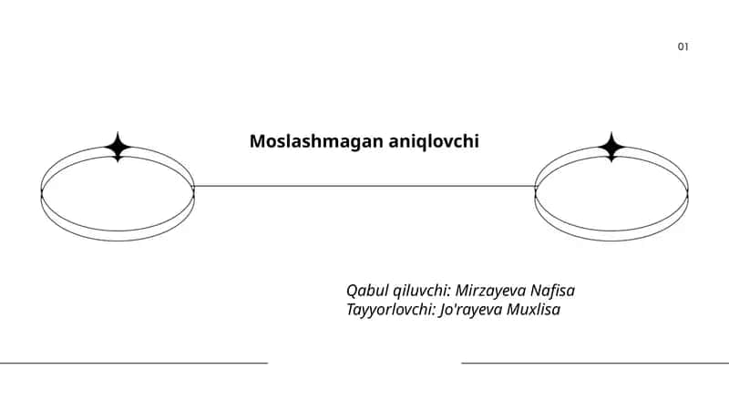 Moslashmagan aniqlovchi