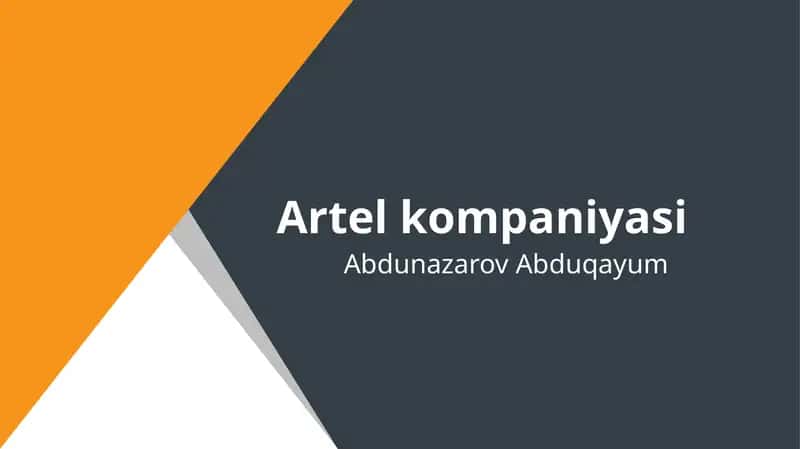 Artelkompaniyasi
