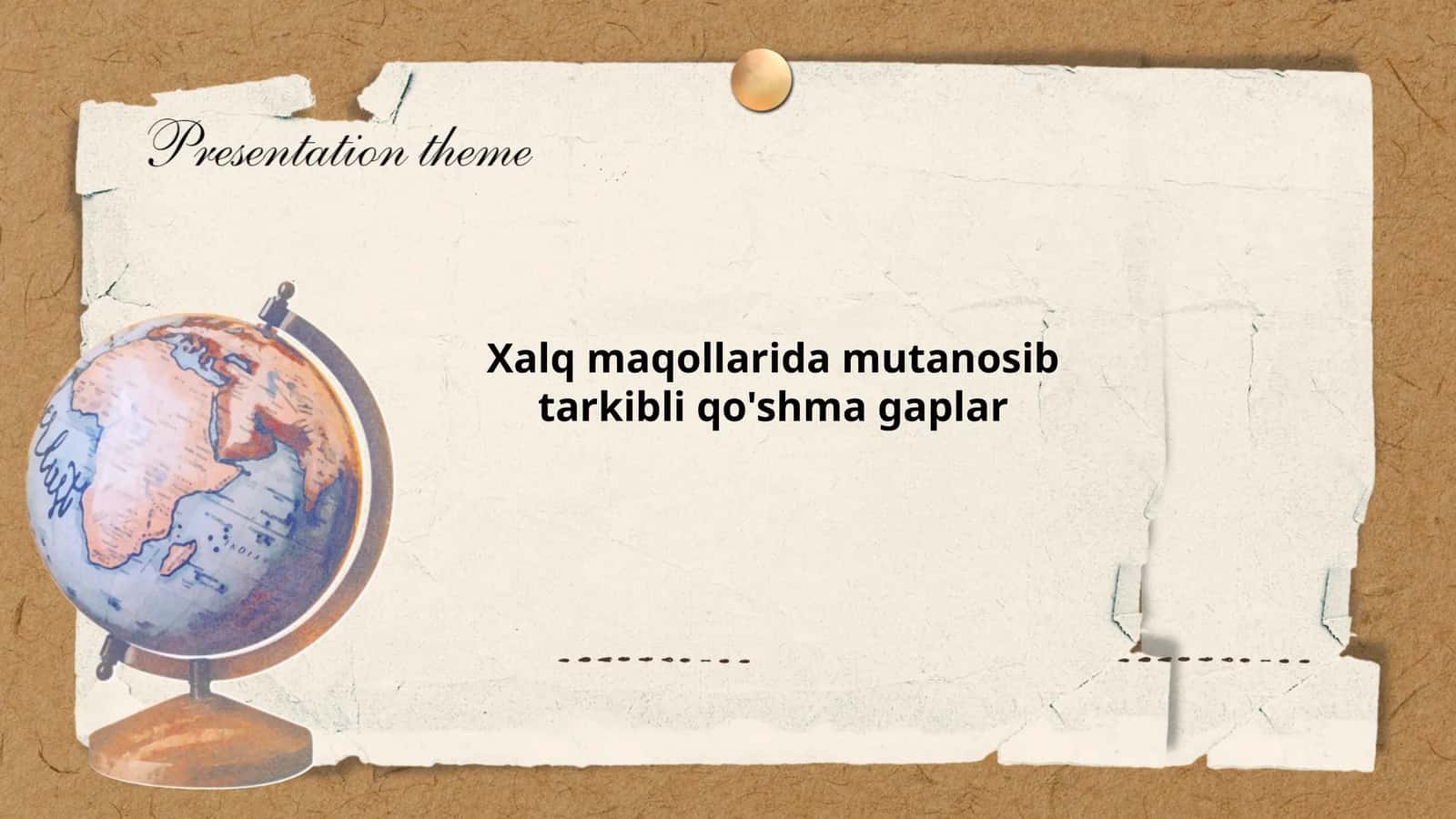 Xalq maqollarida mutanosib tarkibli qo'shma gaplar