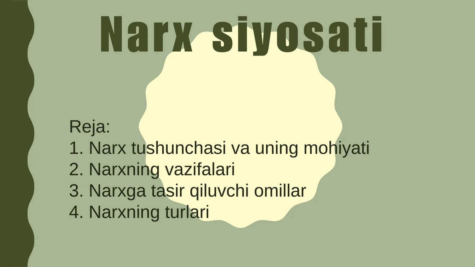 Narx siyosati