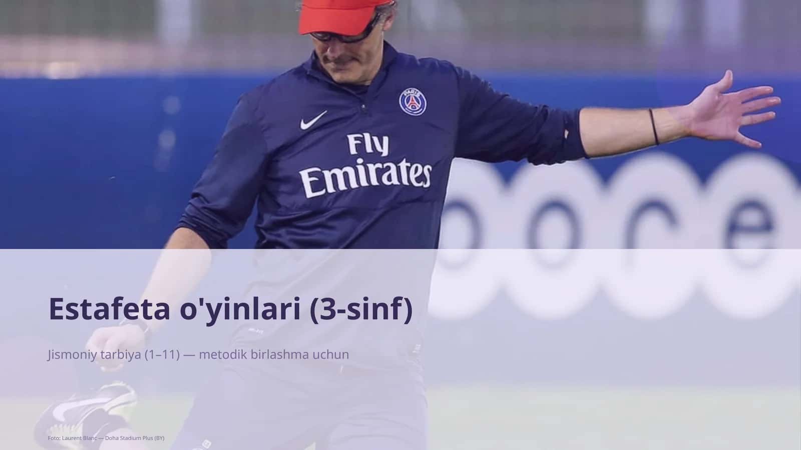 Estafeta o'yinlari (3-sinf)