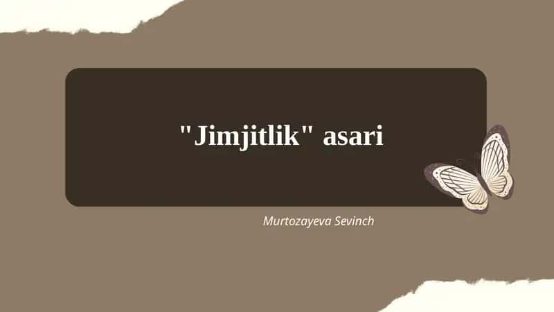 Jimjitlik asari