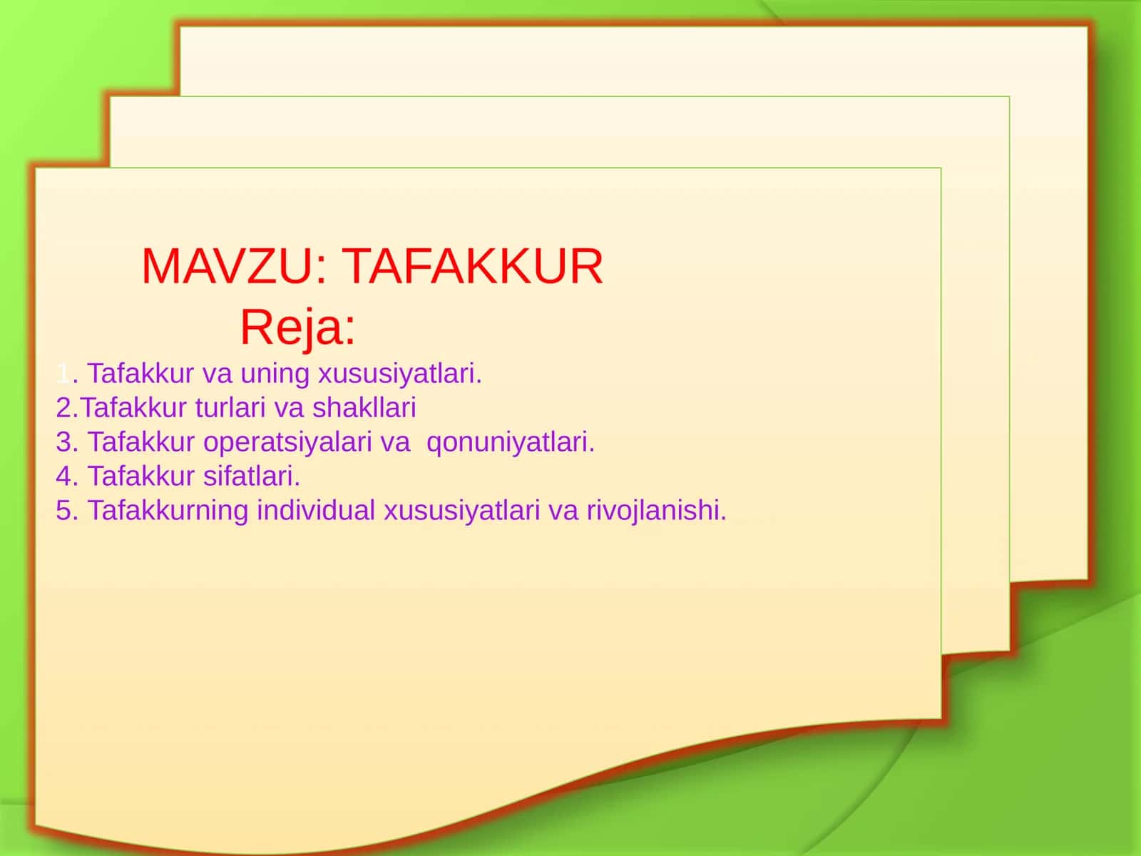 TAFAKKUR