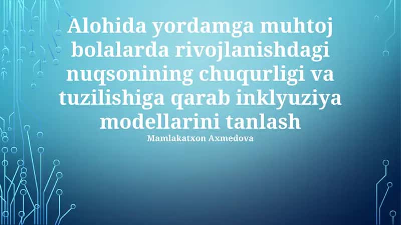 Inklyuziya Modellarini Tanlash