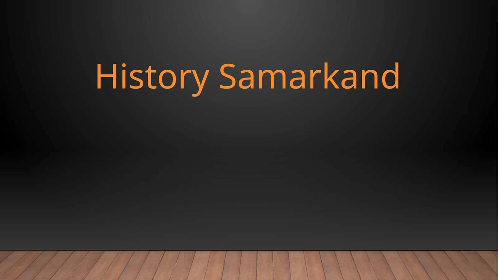History Samarkand