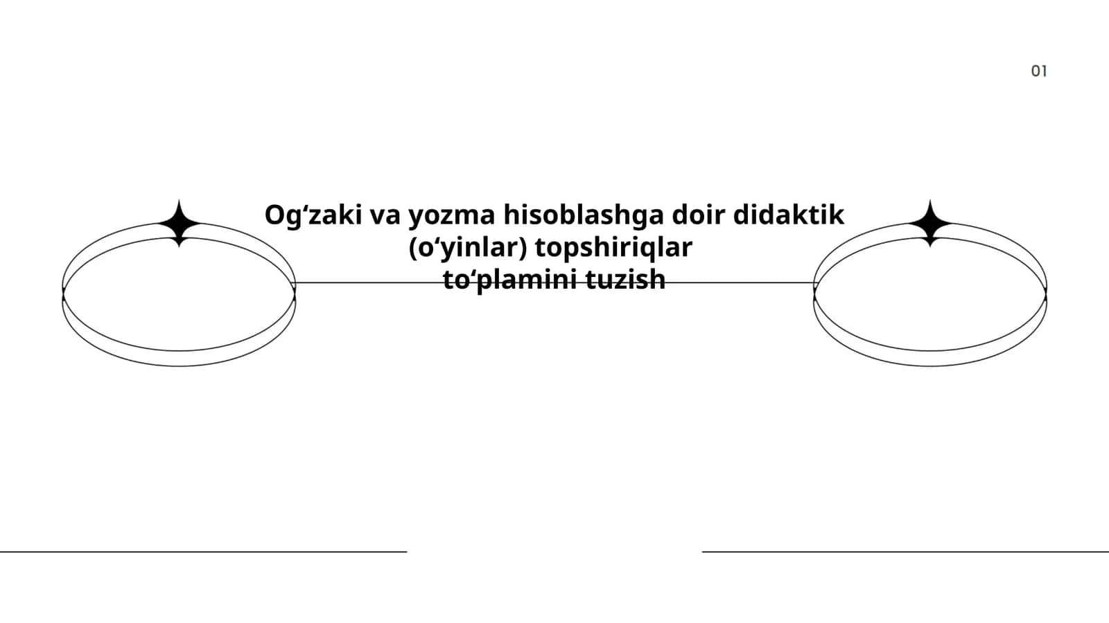 Og‘zaki va yozma hisoblashga doir didaktik (o‘yinlar) topshiriqlar