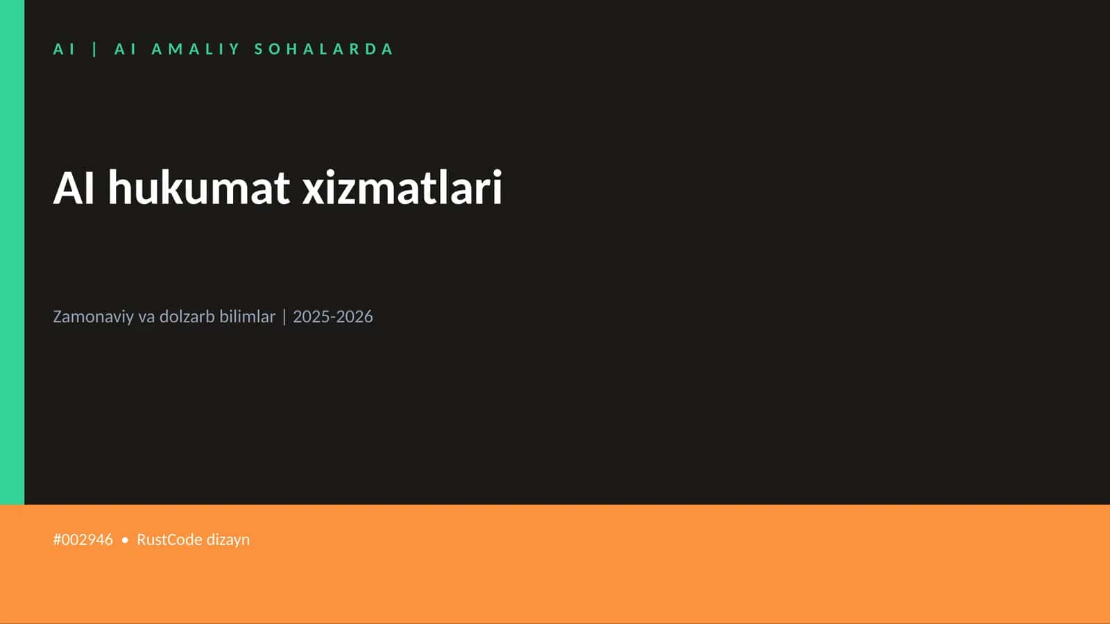 AI hukumat xizmatlari