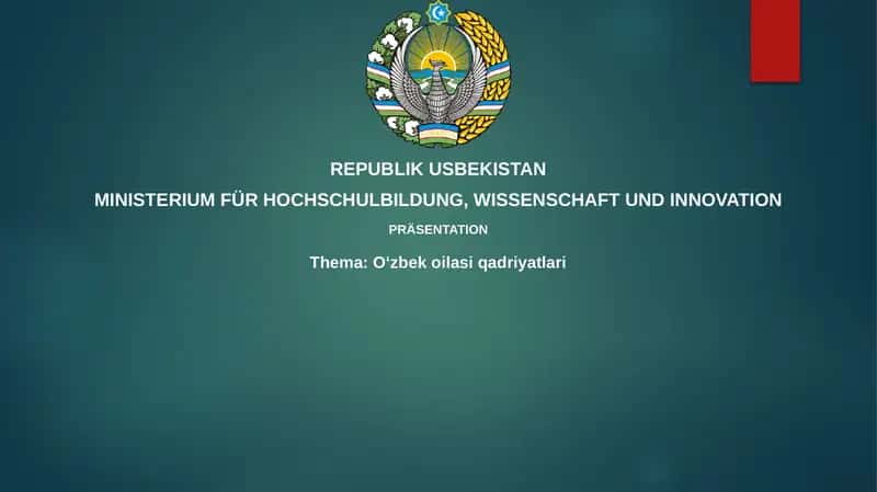 Oʻzbekoilasiqadriyatlari