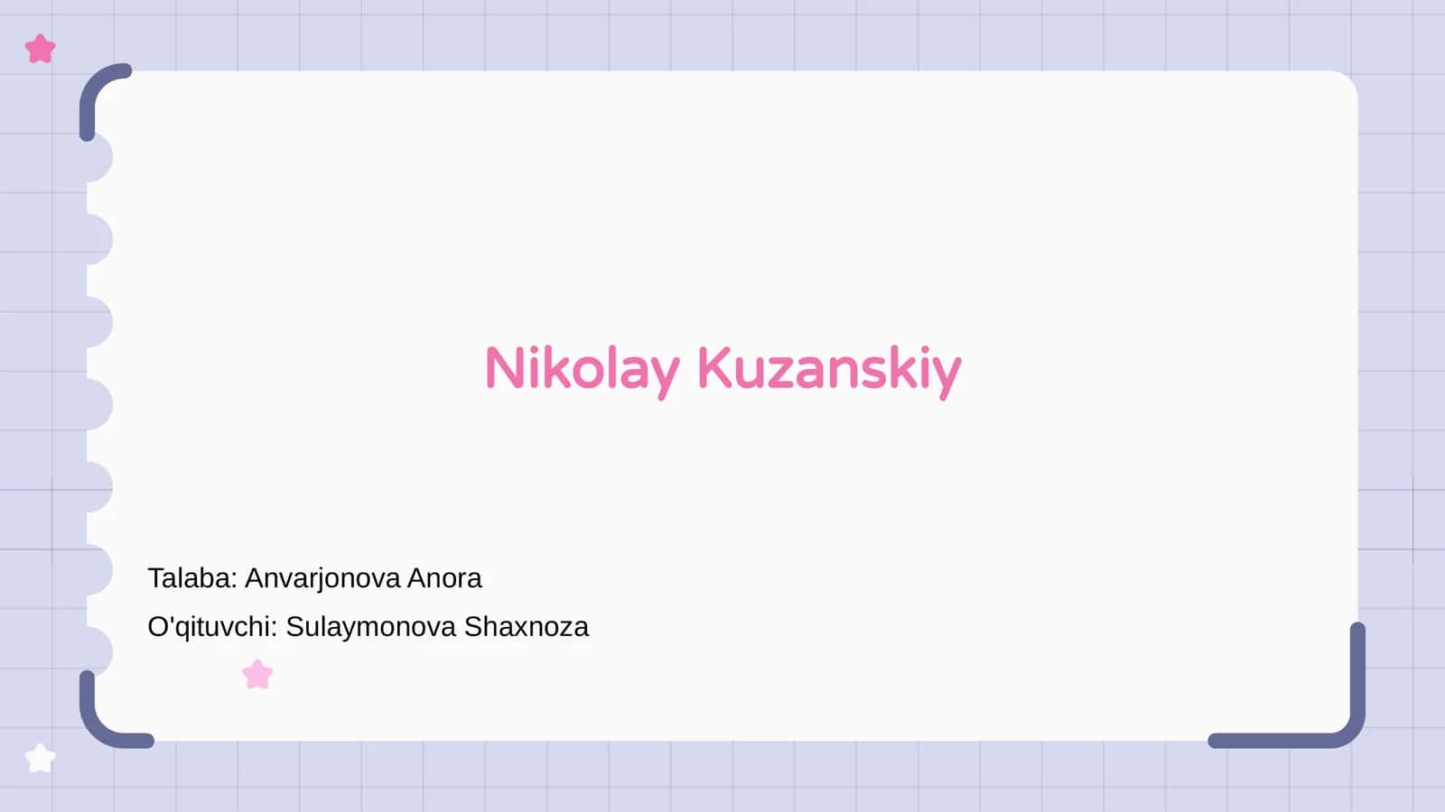 Nikolay Kuzanskiy