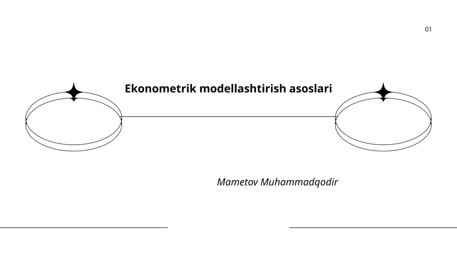 Ekonometrik modellashtirish asoslari