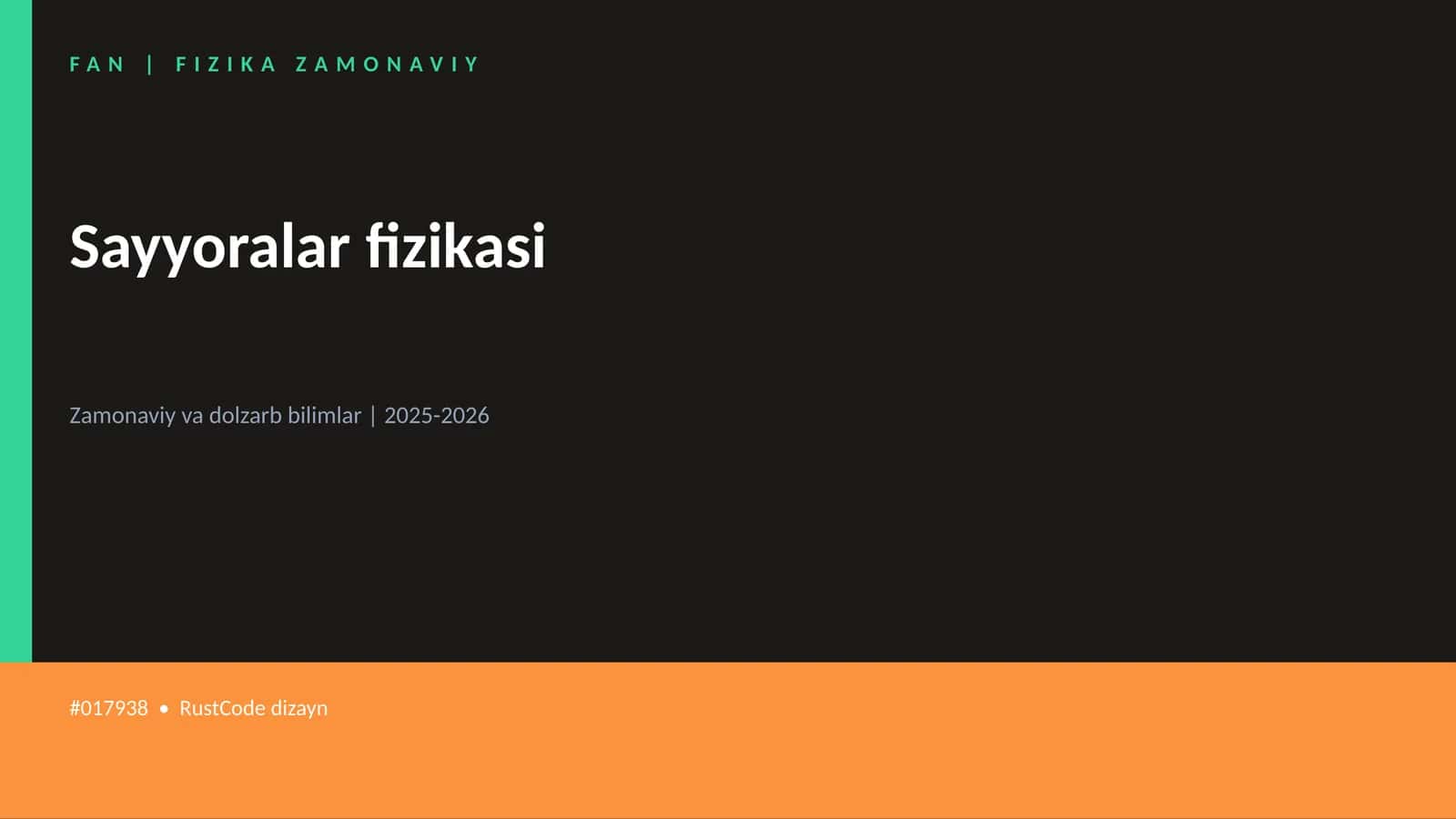 Sayyoralar fizikasi