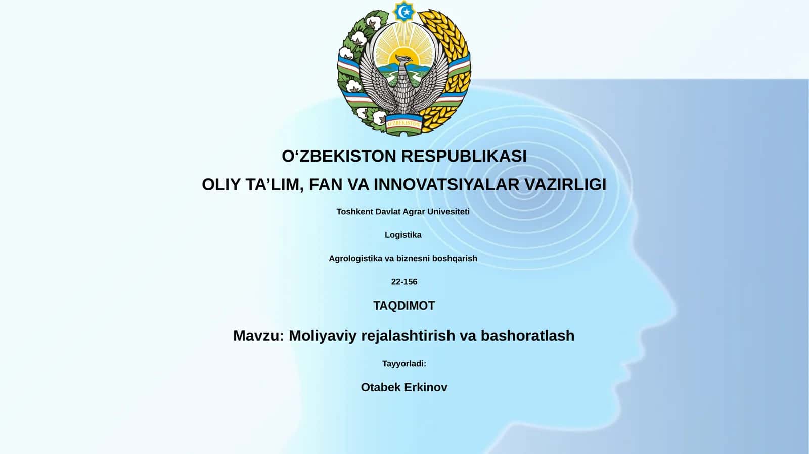 Moliyaviy rejalashtirish va bashoratlash