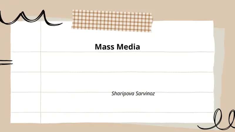 Mass Media